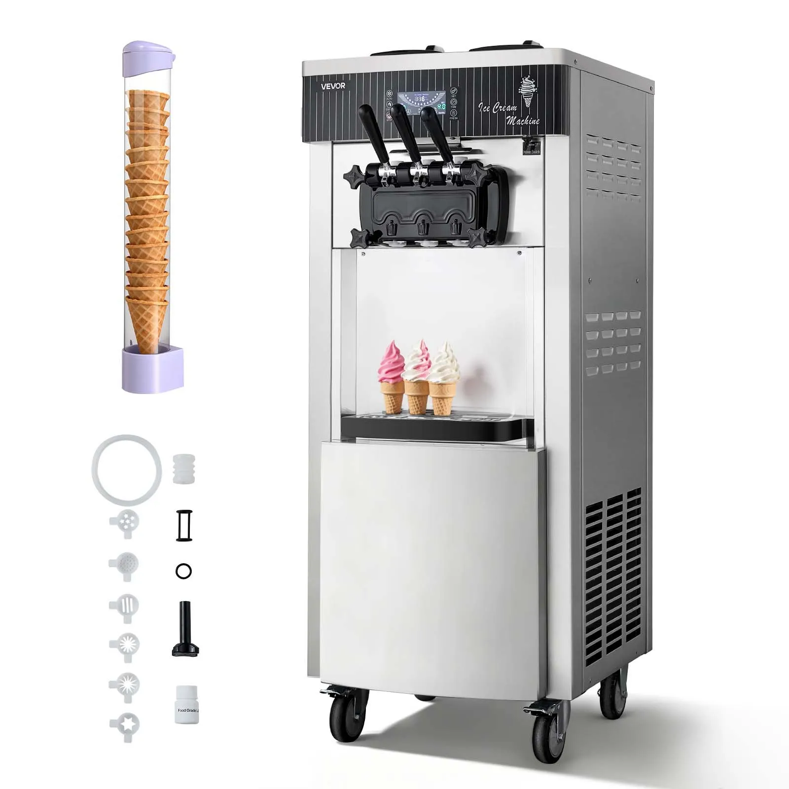 Commercial soft serve ice cream machine